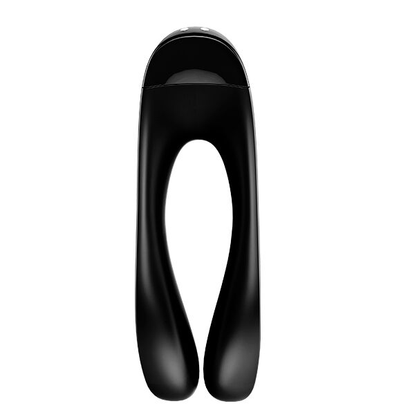 Vibromasseur Doigt Candy Cane Silicone Compact IPX7 Rechargeable - Satisfyer