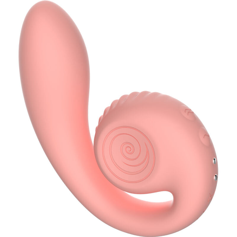 Vibromasseur Double Gizi Stimulation Clitoris et Point G 3 Couleurs - Snail Vibe