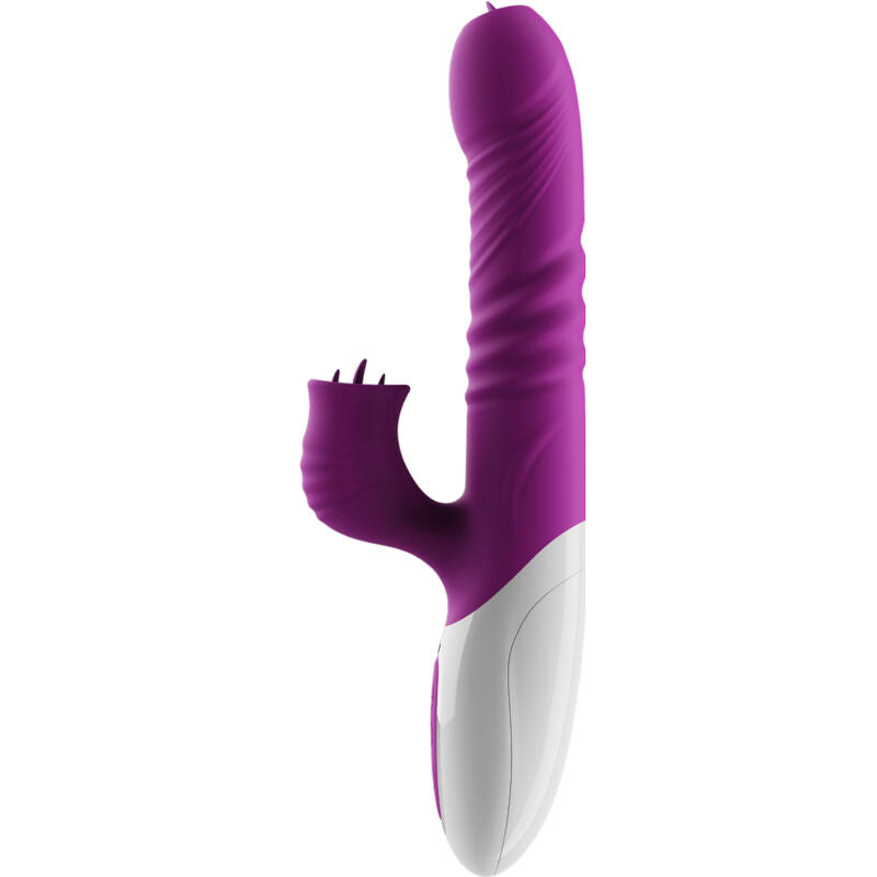 Vibromasseur Double Langue Chauffant Poussée 20 Modes Rechargeable - Armony