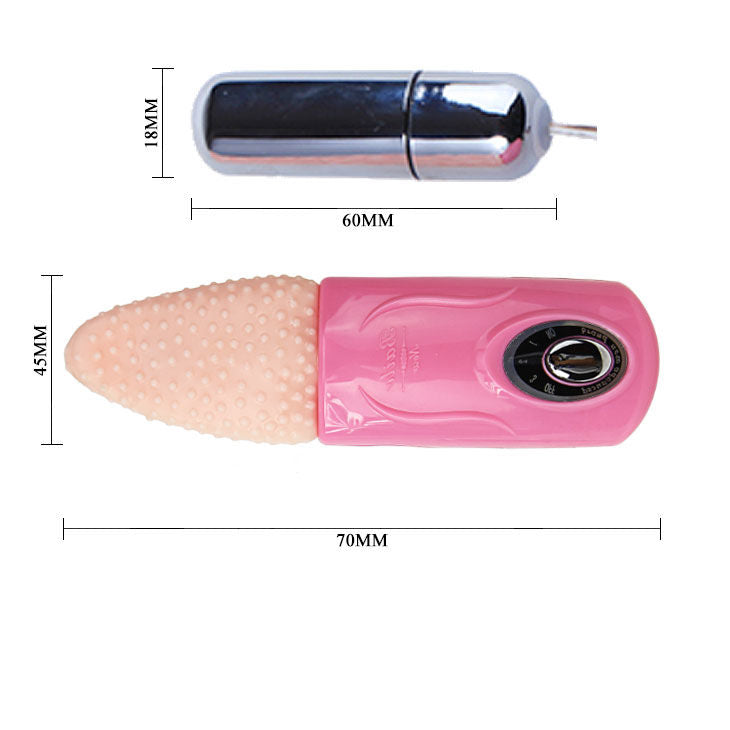 Vibromasseur Langue Stimulateur Clitoridien 3 Vitesses Flexible - Baile