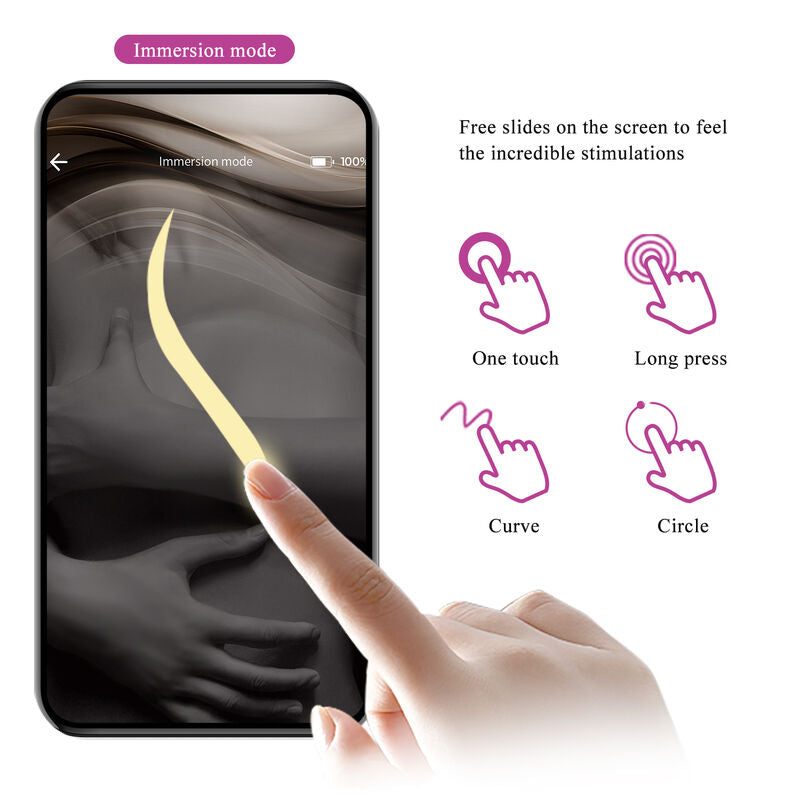 Vibromasseur Électrostimulation Hector App Control 12 Vibrations Rechargeable - Pretty Love