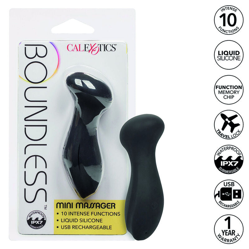 Vibromasseur Mini Boundless Contact Complet 10 Modes IPX7 - CalExotics