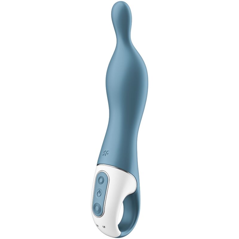 Vibromasseur Point A A-Mazing 1 Tige Incurvée Lisse 2 Moteurs - Satisfyer