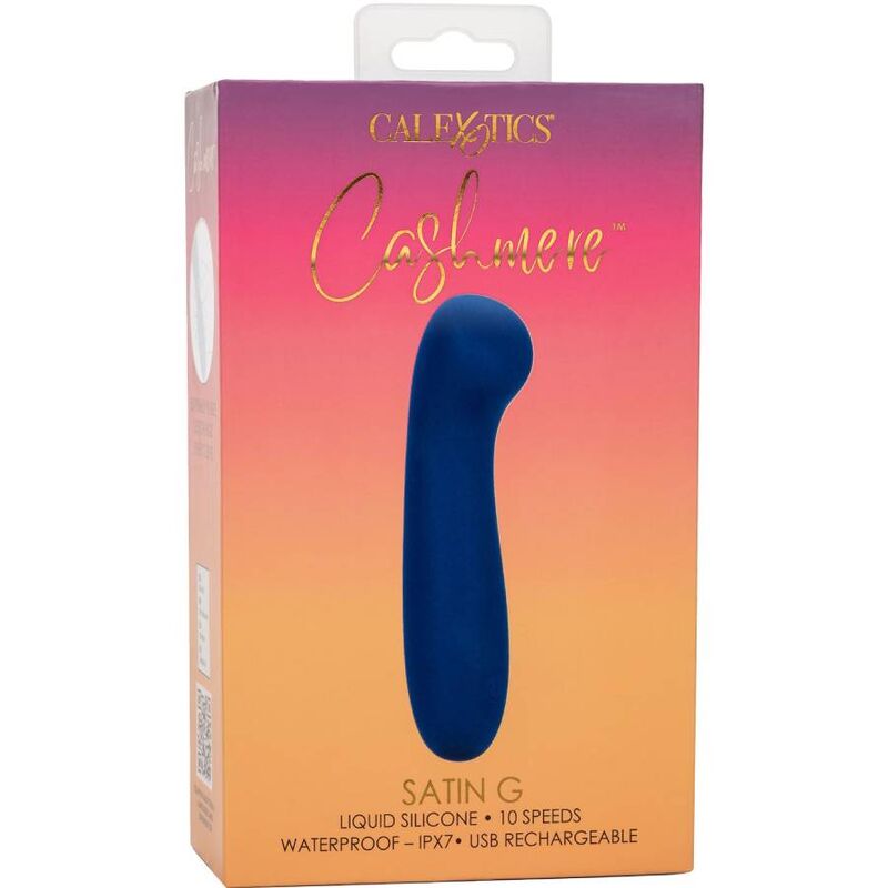 Vibromasseur Point G Cashmere Satin Flexible 10 Vitesses IPX7 - Calexotics