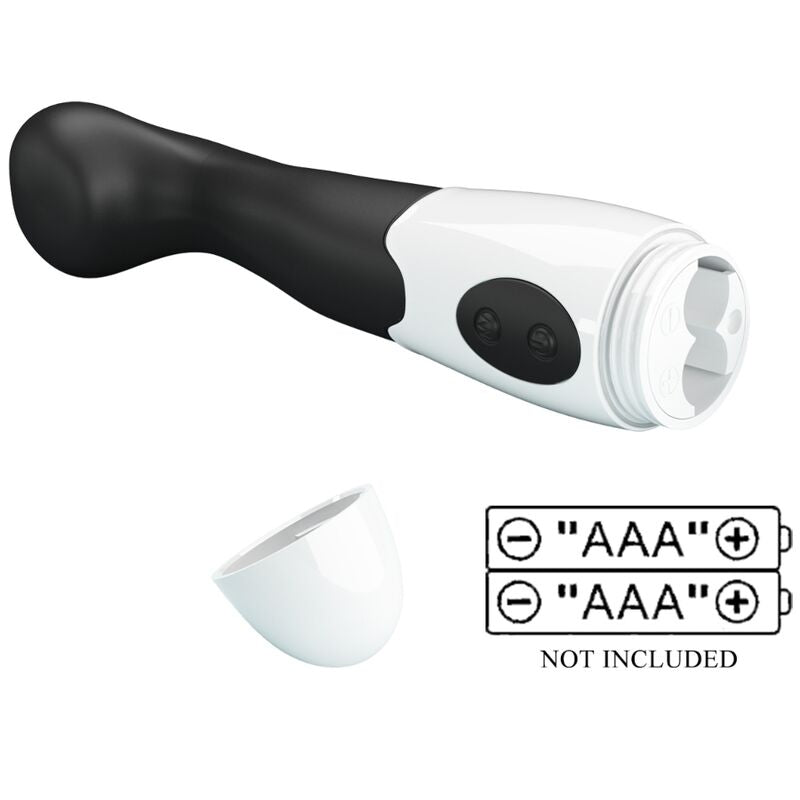 Vibromasseur Point G Charles Silicone 30 Modes Noir - Pretty Love