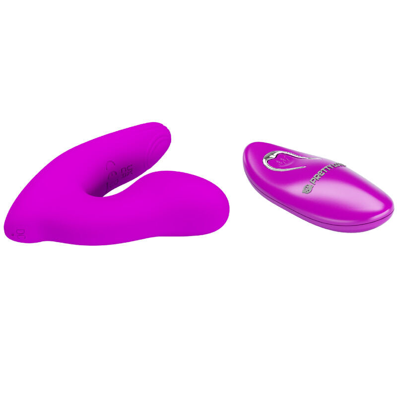 Vibromasseur Point G & Clitoris Melvin Télécommande 12 Modes - Pretty Love