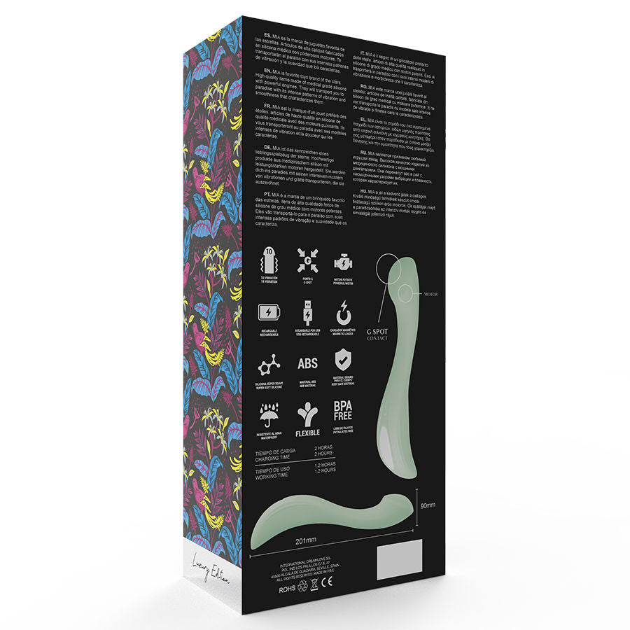 Vibromasseur Point G Devon Tige Flexible 10 Modes Rechargeable - Mia