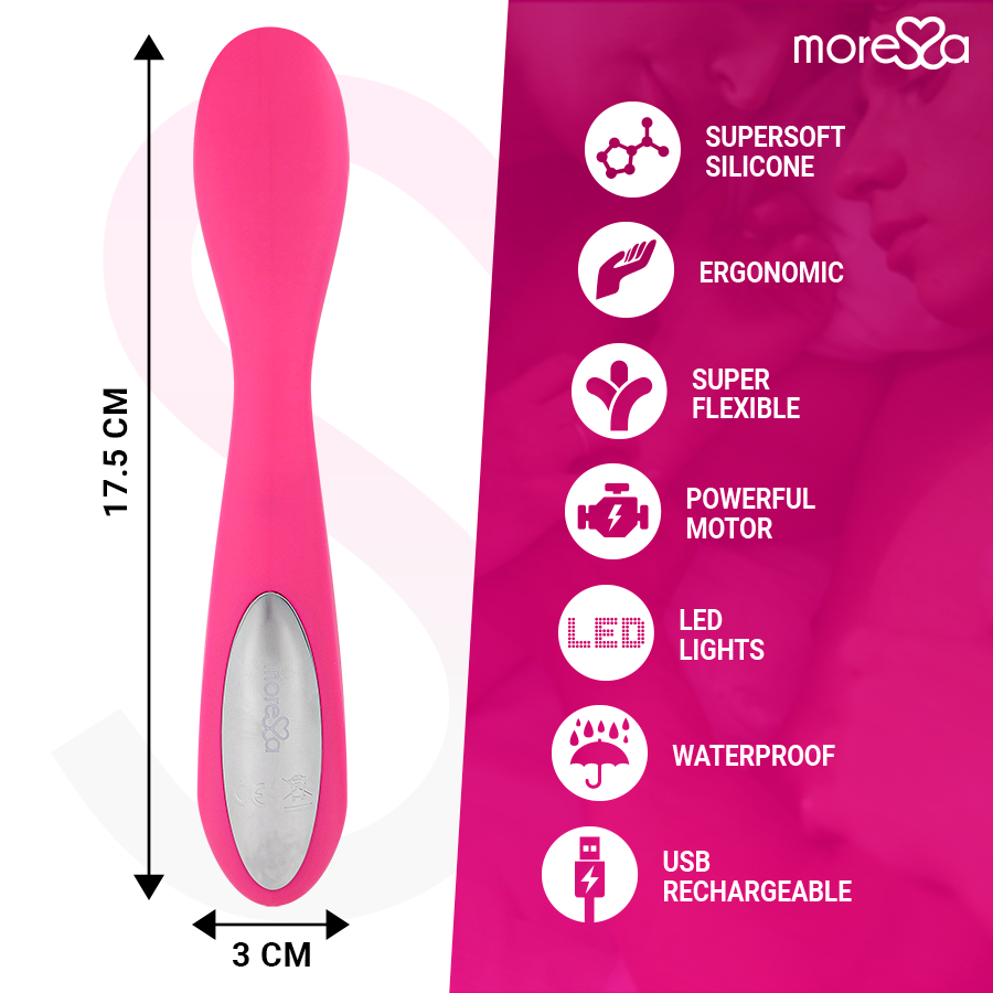 Vibromasseur Point G Druso Rechargeable 30 Modes - Moressa