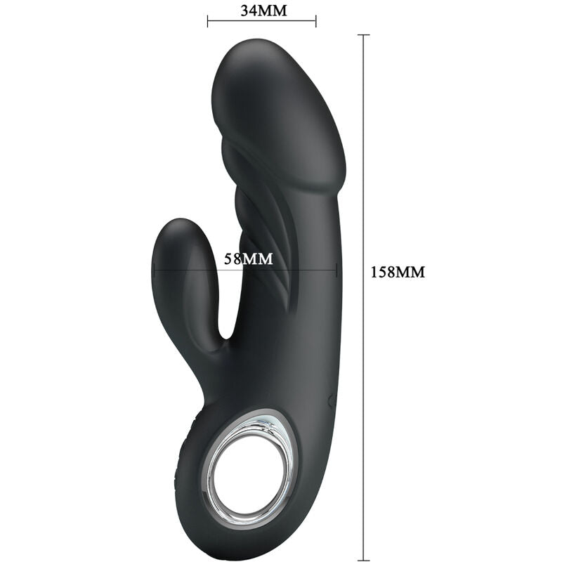 Vibromasseur Point G et Clitoris Ansel 7 Modes Rechargeable - Pretty Love