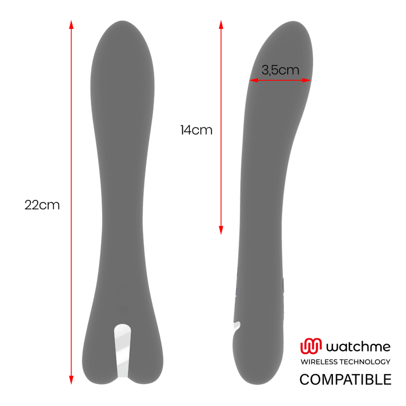 Vibromasseur Point G et P Ryan Watchme Connecté 10 Modes Étanche - Brilly Glam