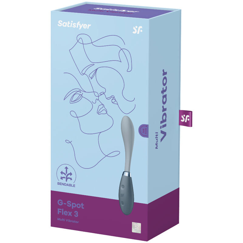 Vibromasseur Point G Flexible G-Spot Flex 3 Double Moteur IPX7 - Satisfyer