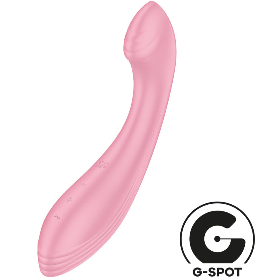 Vibromasseur Point G G-Force Silicone Étanche Rechargeable - Satisfyer