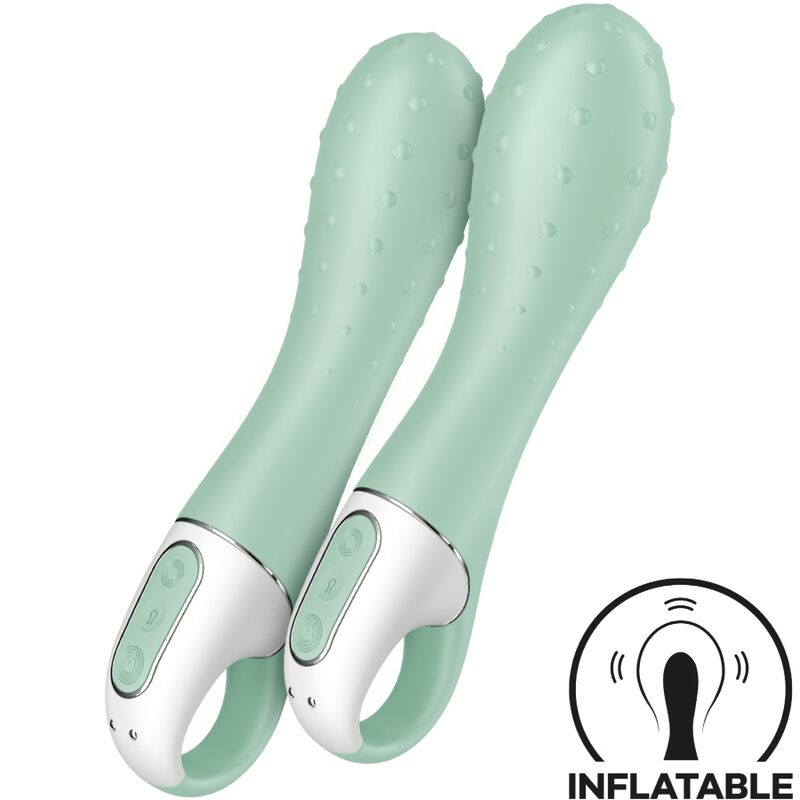 Vibromasseur Point G Gonflable Air Pump Vibrator 3 Étanche 12 Modes - Satisfyer
