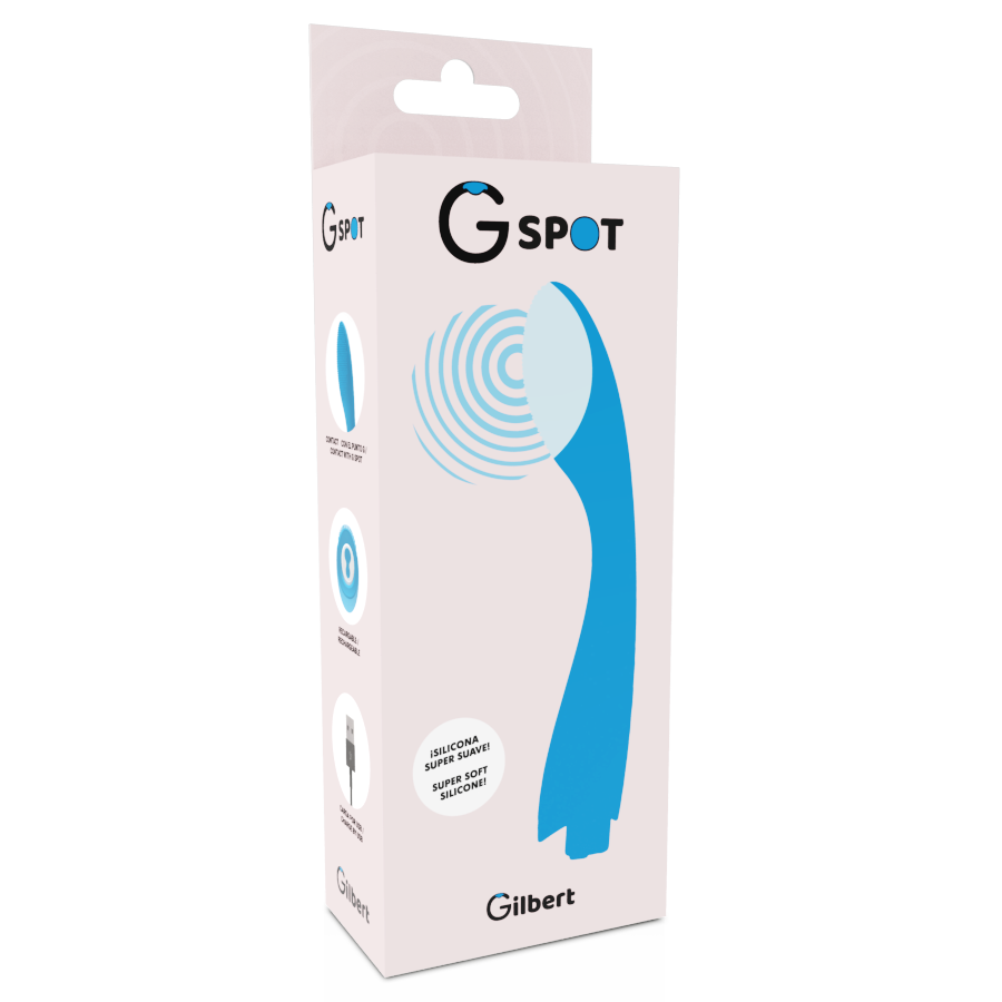 Vibromasseur Point G Gylbert Silicone Flexible 10 Modes Rechargeable - G-Spot
