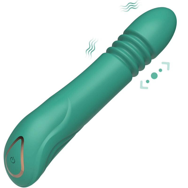 Vibromasseur Point G Va-et-Vient Vert 10 Vibrations 3 Poussées - Armony