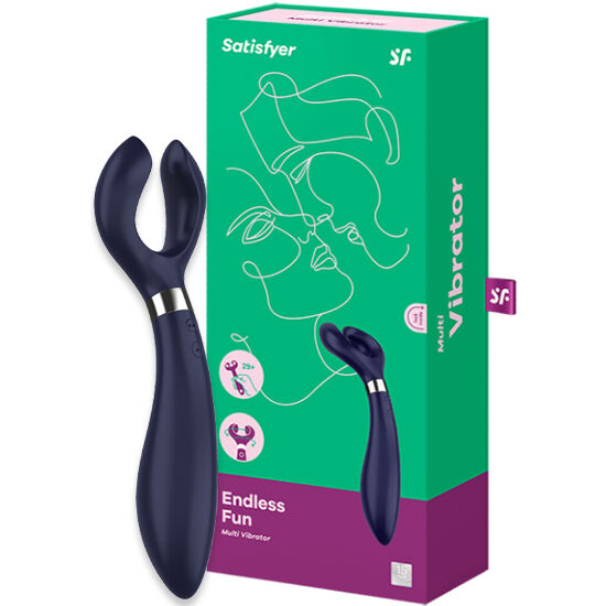 Vibromasseur Polyvalent Endless Fun Multifun 3 Articulé 100 Combinaisons - Satisfyer