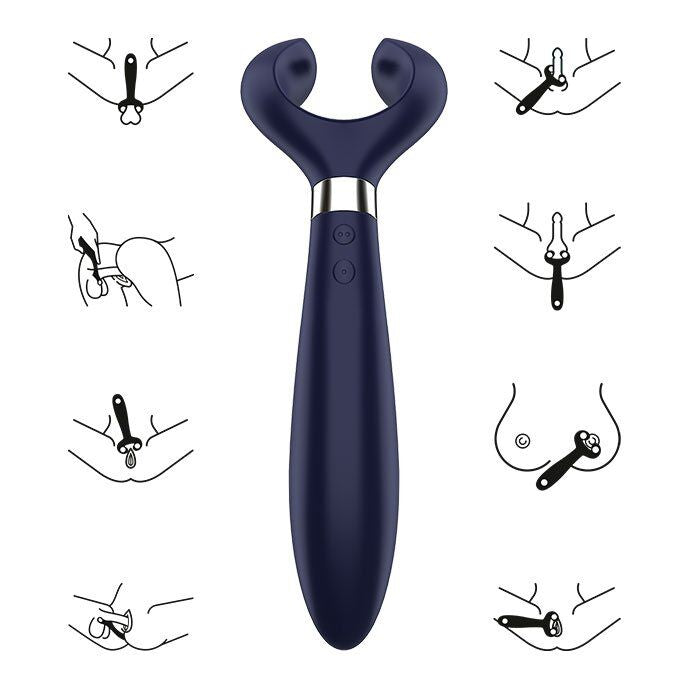 Vibromasseur Polyvalent Endless Fun Multifun 3 Articulé 100 Combinaisons - Satisfyer