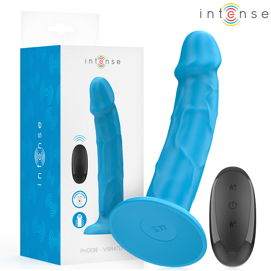 Vibromasseur Réaliste Phoebe 10 Vibrations Télécommande Étanche - Intense