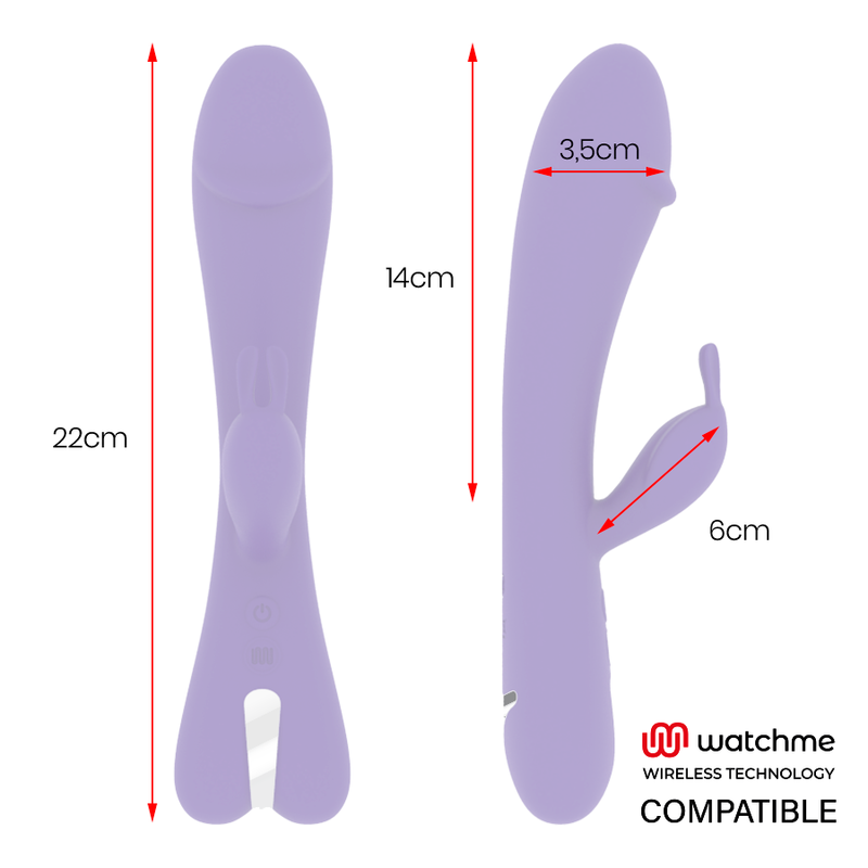 Vibromasseur Rabbit Aitor Connecté WatchMe 2 Moteurs 10 Vibrations - Mr. Boss
