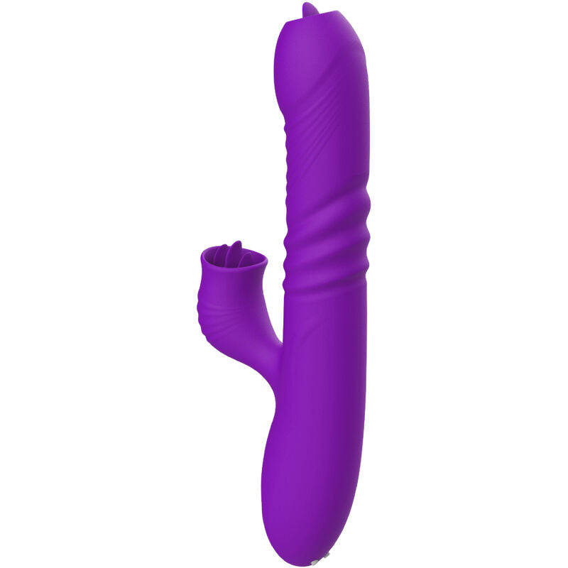 Vibromasseur Rabbit Chauffant Fully G Spot Langue Stimulante 20 Modes - Armony