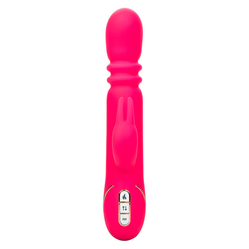 Vibromasseur Rabbit Chauffant Jack Fantasy Triple Poussée 7 Modes - CalExotics