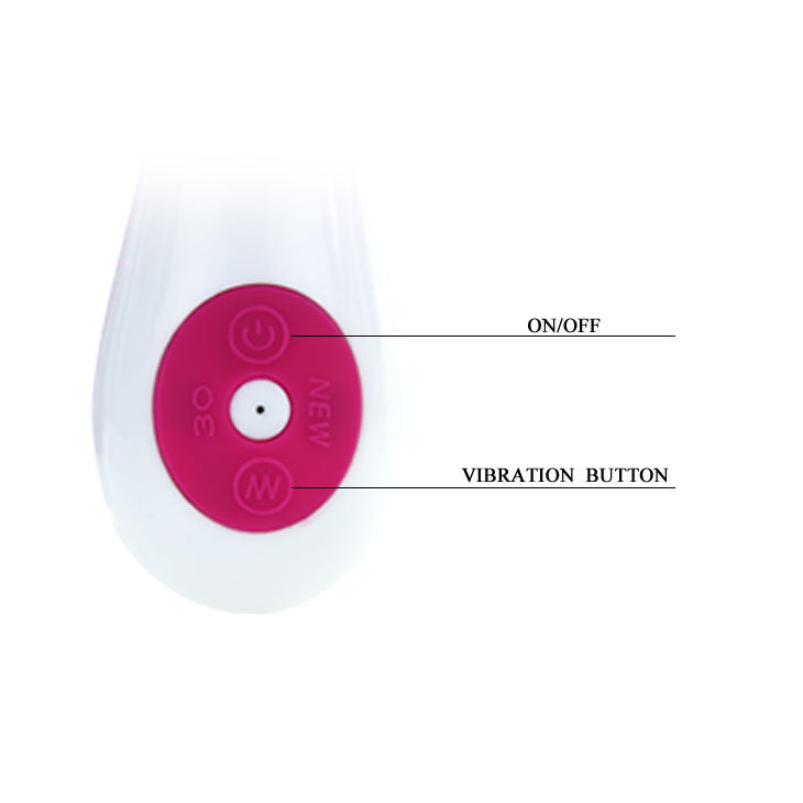 Vibromasseur Rabbit Double Stimulation 30 Modes Silicone Lilas - Pretty Love