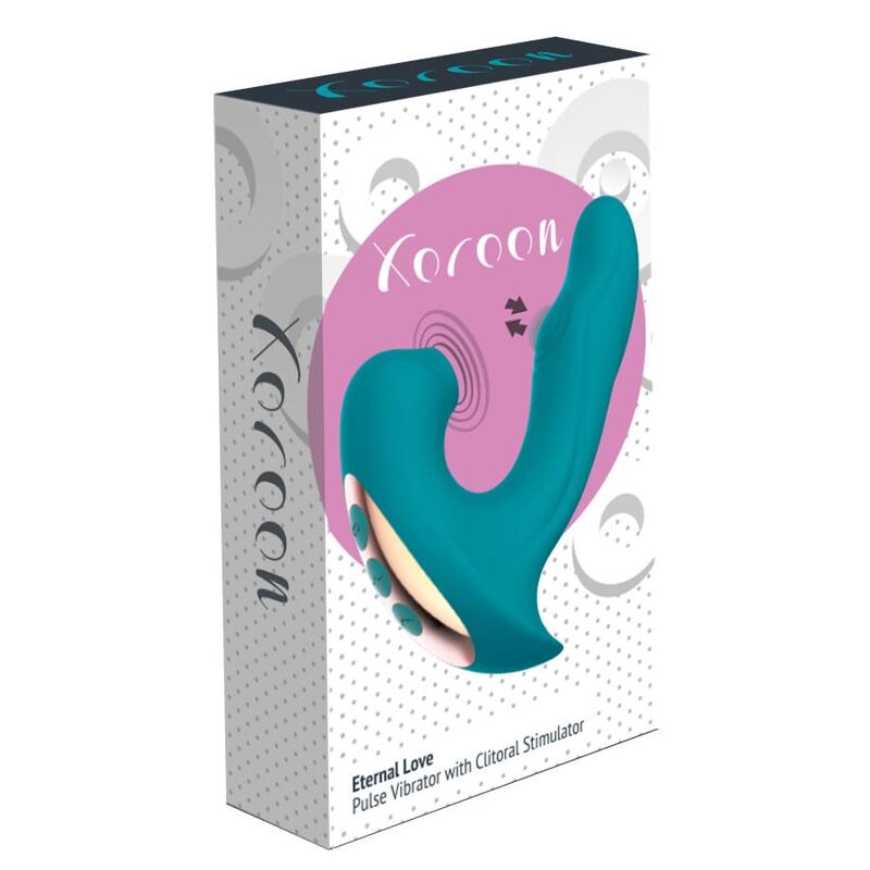 Vibromasseur Rabbit Eternal Love Vibe Triple Stimulation Vert - Xocoon