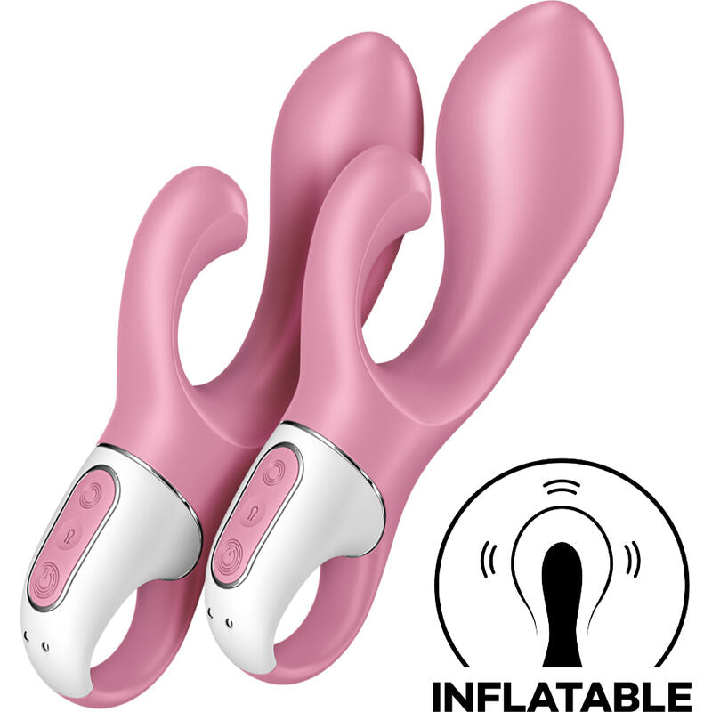 Vibromasseur Rabbit Gonflable Air Pump Bunny 2 Diamètre Réglable IPX7 - Satisfyer
