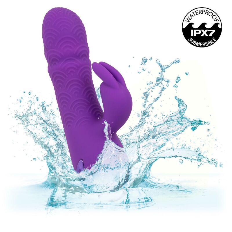 Vibromasseur Rabbit Manhattan Beach Marvel Poussée 10 Vibrations IPX7 - Calexotics