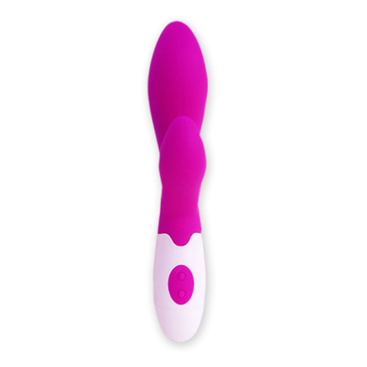 Vibromasseur Rabbit Newman 30 Vibrations Silicone Ergonomique - Pretty Love