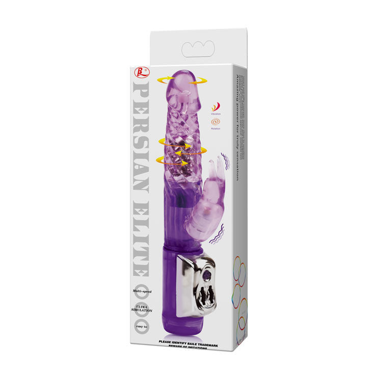 Vibromasseur Rabbit Persinal Elite Rotation Billes Multivitesse - Baile