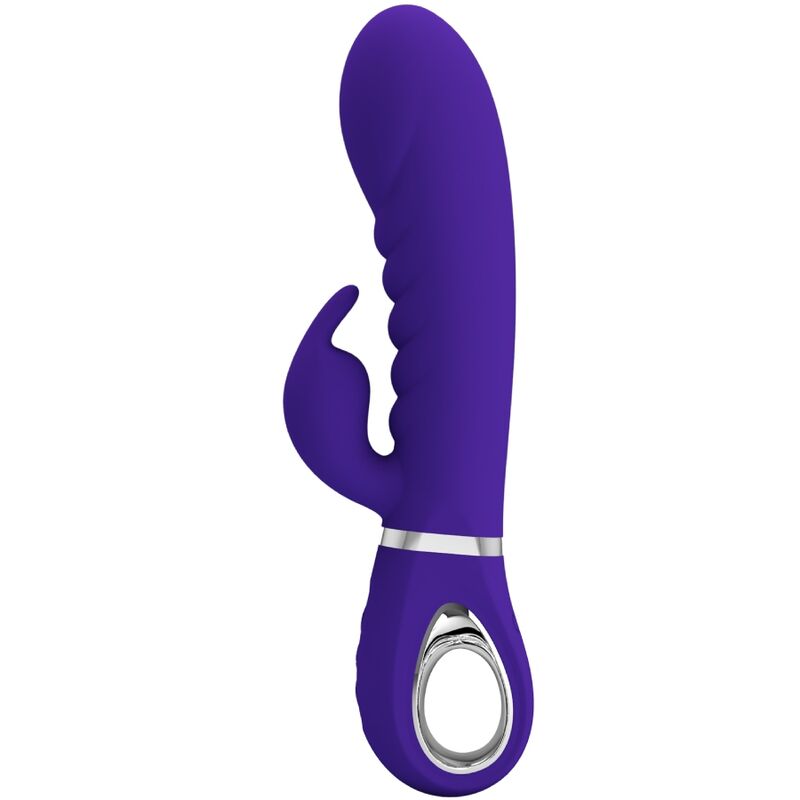 Vibromasseur Rabbit Prescott Point G Flexible Mémoire - Silicone - Pretty Love