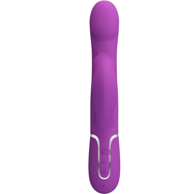 Vibromasseur Rabbit Rotatif Perles Mobiles 7 Vibrations Rechargeable - Pretty Love