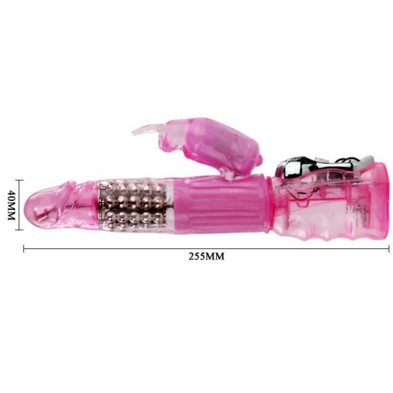 Vibromasseur Rabbit Rotation Double Stimulation Point G Multivitesse - Baile