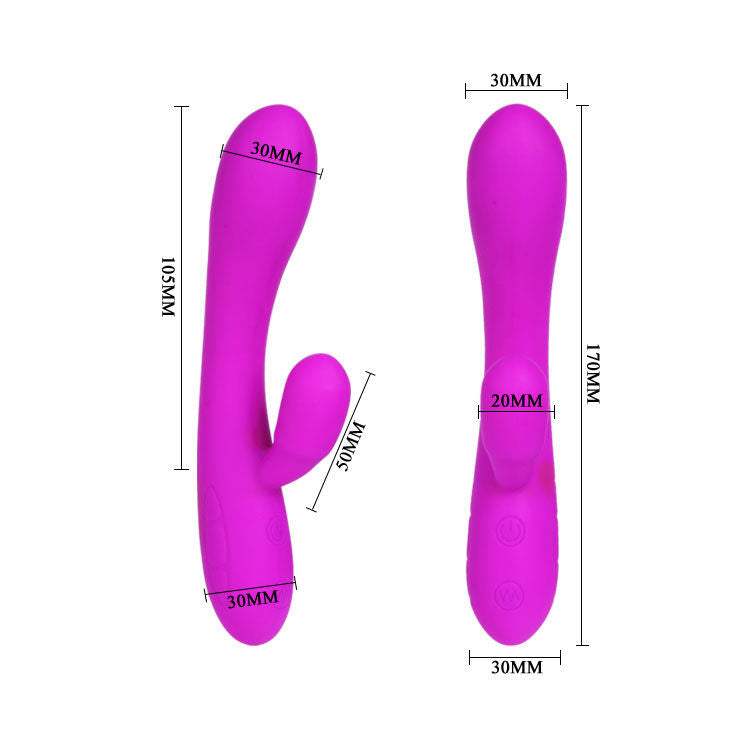 Vibromasseur Rabbit Victor Double Moteur 30 Vibrations Rechargeable - Pretty Love